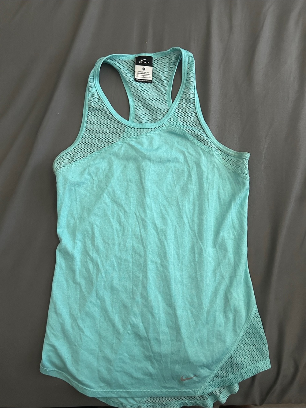 Nike Women's Aqua Racerback Mesh Tank Top
